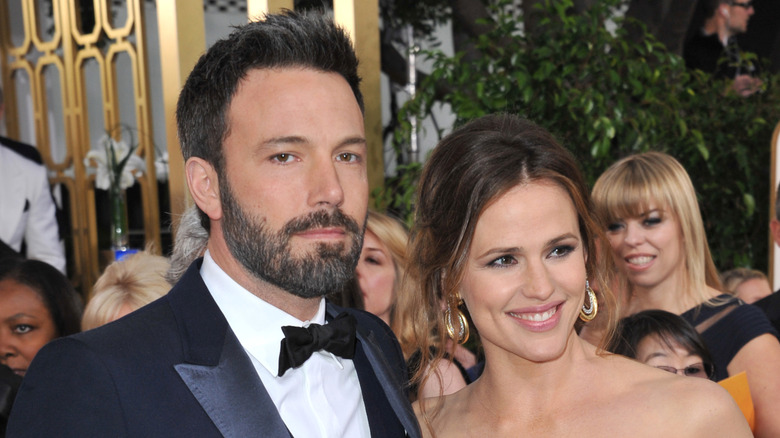 Ben Affleck et Jennifer Garner posant
