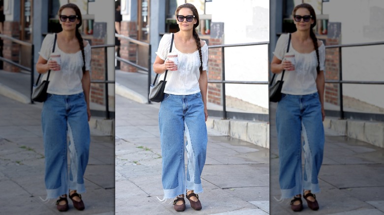 Katie Holmes se promène en Californie en jean