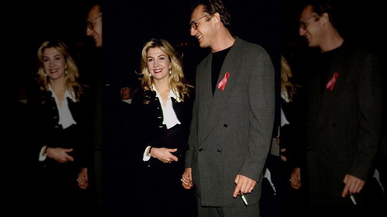 L'acteur Liam Neeson et son épouse l'actrice Natasha Richardson (décembre 1993)