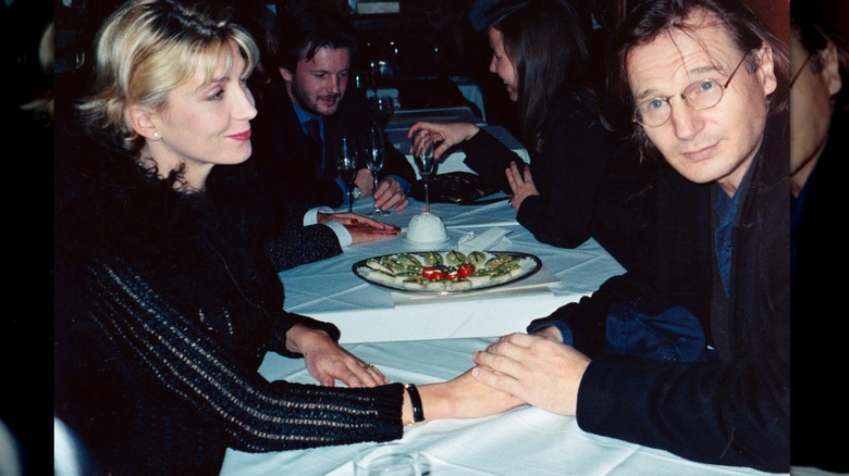 Liam Neeson et Natasha Richardsone vers 1997 à New York