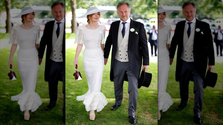 Geri Halliwell-Horner et Christian Horner au premier jour de Royal Ascot 2026