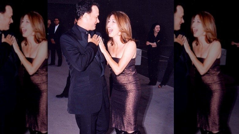 Tom Hanks et Rita Wilson rient