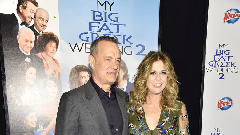 Tom Hanks et Rita Wilson souriants