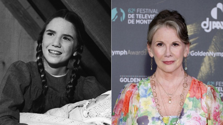 Photos côte à côte de Melissa Gilbert dans une photo prise 