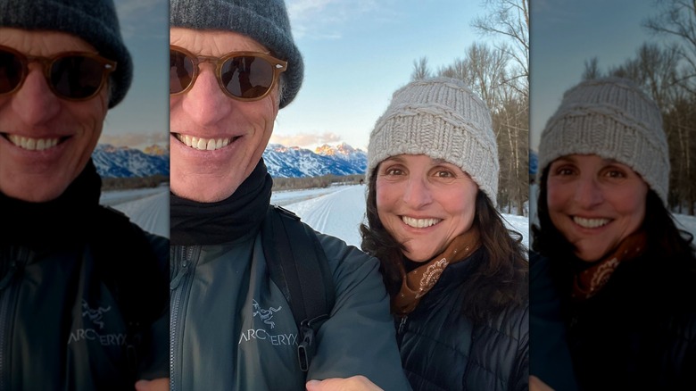 Julia Louis-Dreyfus et Brad Hall lors de la Saint-Valentin en 2022