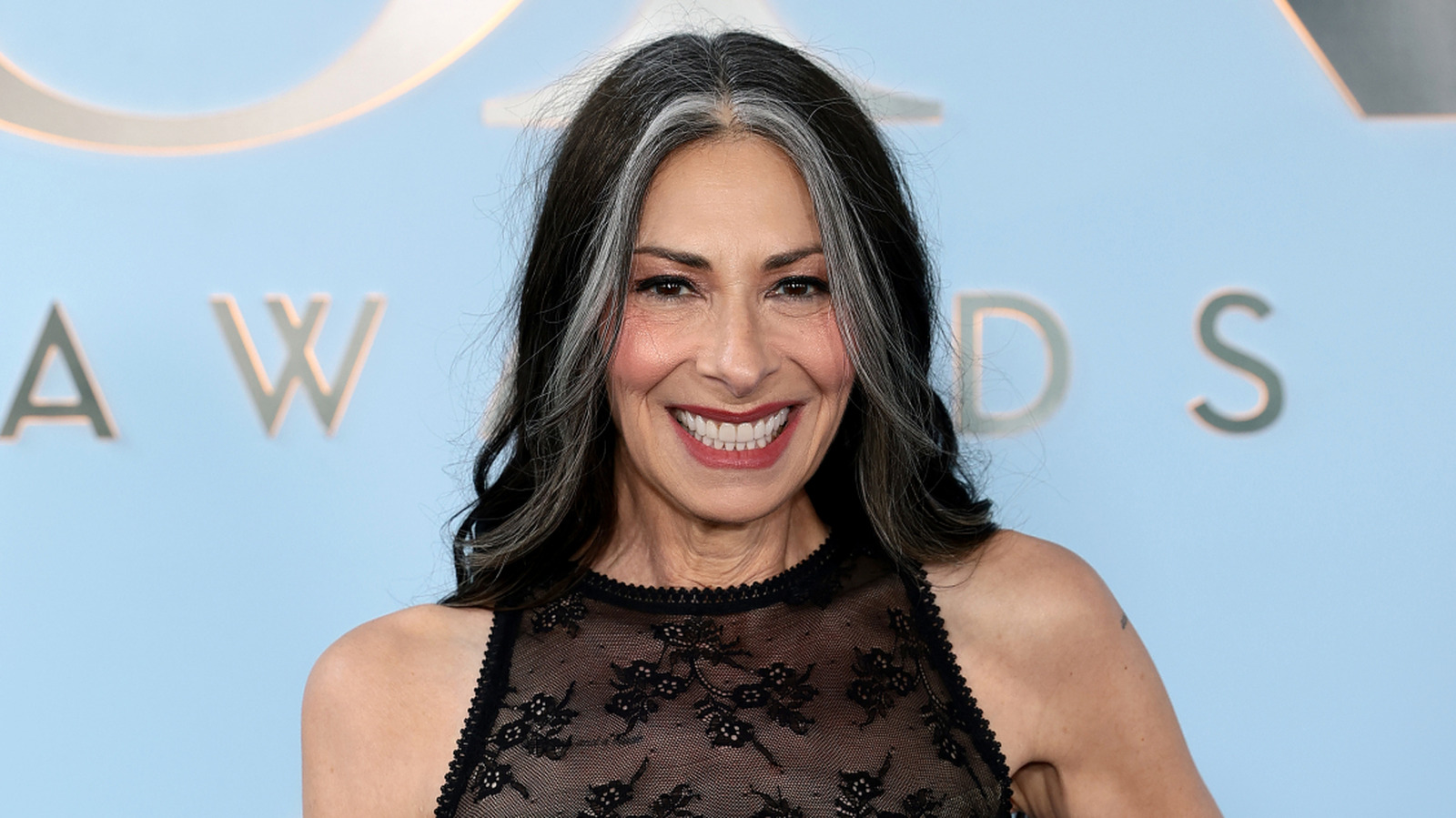 Les magnifiques mèches de cheveux gris de Stacy London de What Not To Wear sont emblématiques