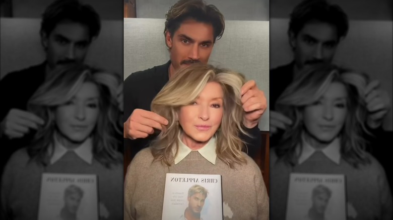 Chris Appleton coiffe Martha Stewart