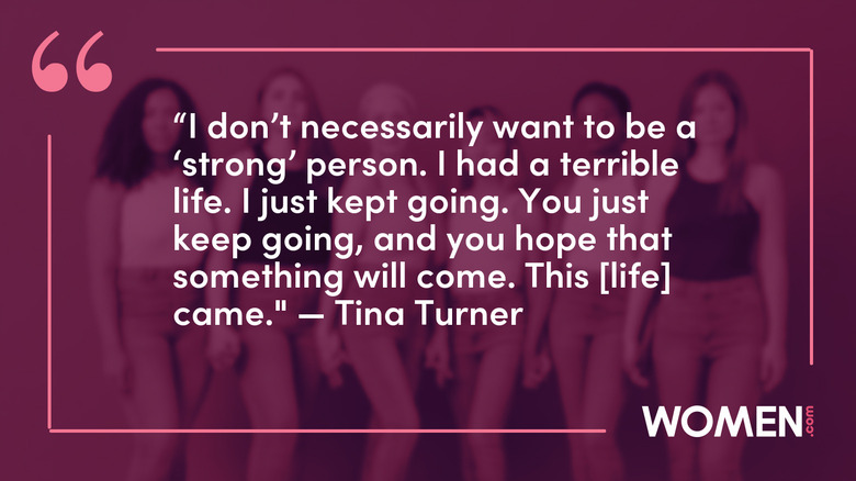 Citation de Tina Turner sur l'acceptation