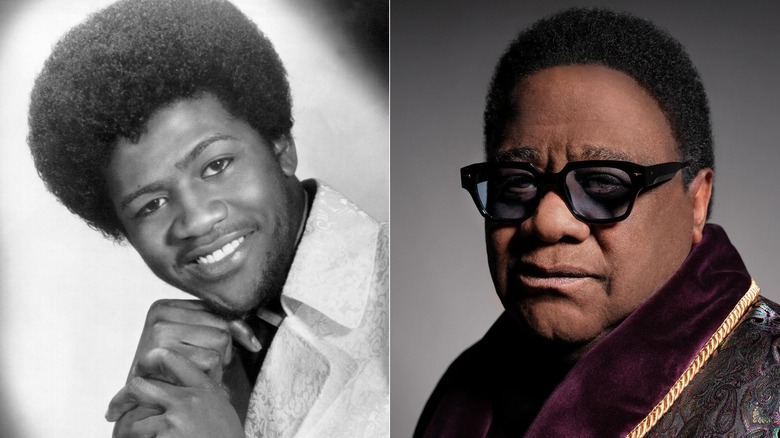 Al Green en 1970 (à gauche) et 2026 (à droite)