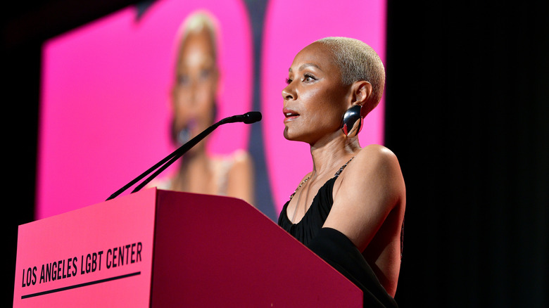 Jada Pinkett Smith s'exprimant en 2024