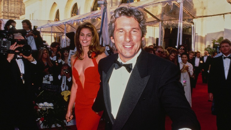 Cindy Crawford et Richard Gere aux Oscars en 1991