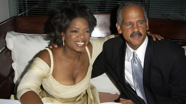 Une photo non datée d'Oprah Winfrey et Stedman Graham