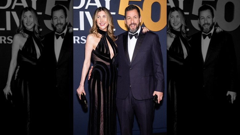 Adam et Jackie Sandler au Rockefeller Center en 2025