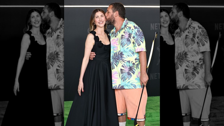 Jackie et Adam Sandler au 