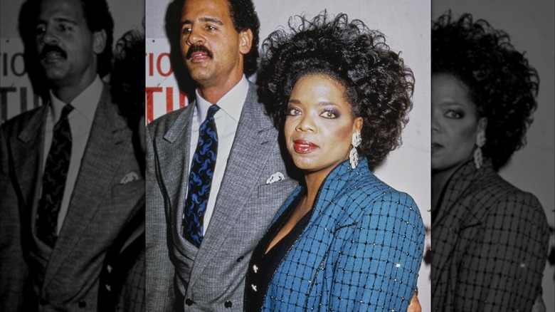 Stedman Graham et Oprah Winfrey sur le tapis rouge en 1987