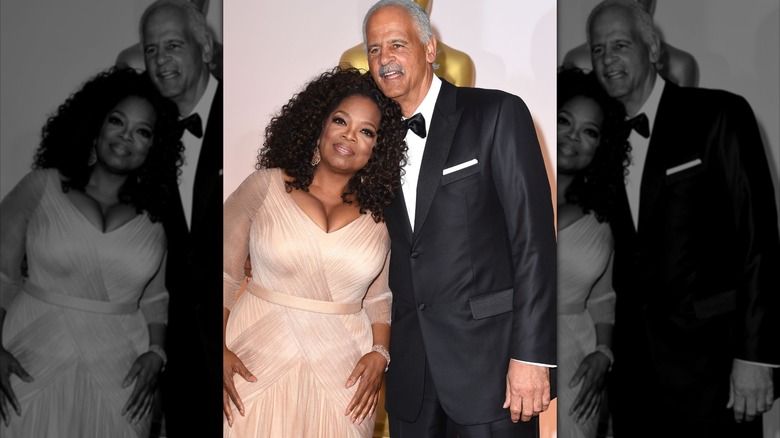 Stedman Graham et Oprah Winfrey sur le tapis rouge en 2015
