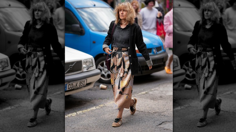 Un participant photographié lors de la Fashion Week de Berlin 2026