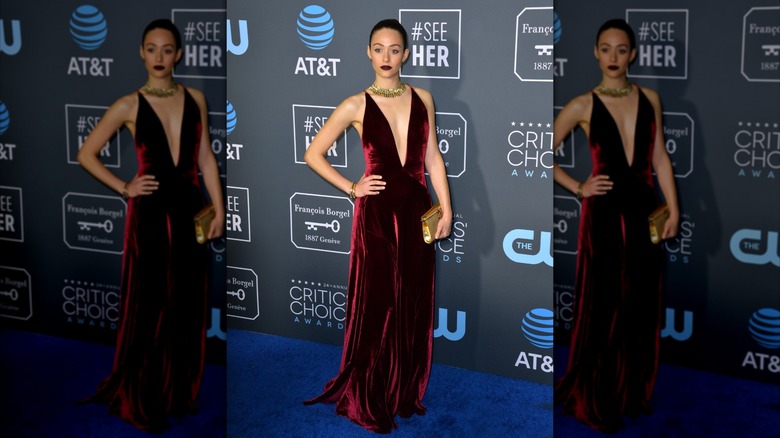 Emmy Rossum à la 24e édition des Critics' Choice Awards à Santa Monica.