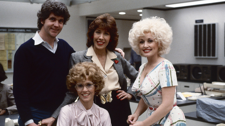 Dolly Parton sur le tournage du film 9 to 5 en 1979