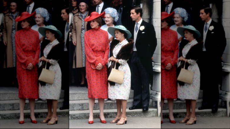 La princesse Diana au mariage de Nicholas Soames en 1981