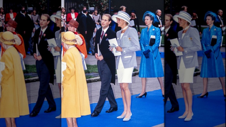La princesse Diana au mariage de David Armstrong-Jones en 1993