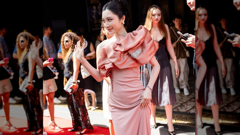 Yanni Dai lors de la deuxième journée de la Fashion Week de Paris - Haute Couture Automne/Hiver 2026/2027 le 7 juillet 2026
