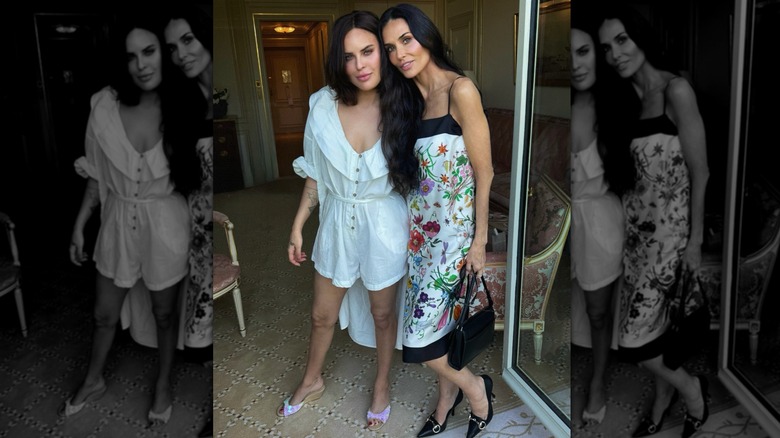 Tallulah Willis et Demi Moore posant ensemble en juillet 2026