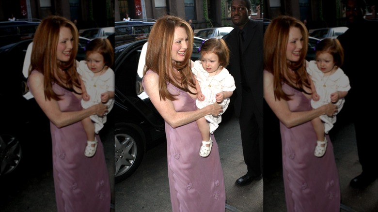 Julianne Moore à son mariage en 2003