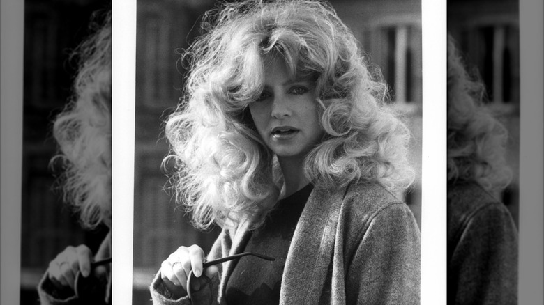 Goldie Hawn sur le tournage de 