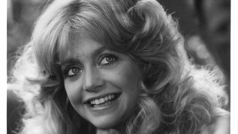 Goldie Hawn sur le tournage de 