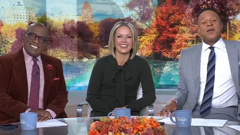 Al Roker, Dylan Dreyer et Craig Melvin sur le tournage de Today en octobre 2026